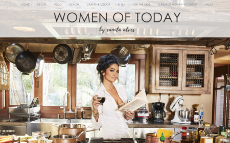 Camila Alves McConaughey's lifestyle website 'Women of Today.'
